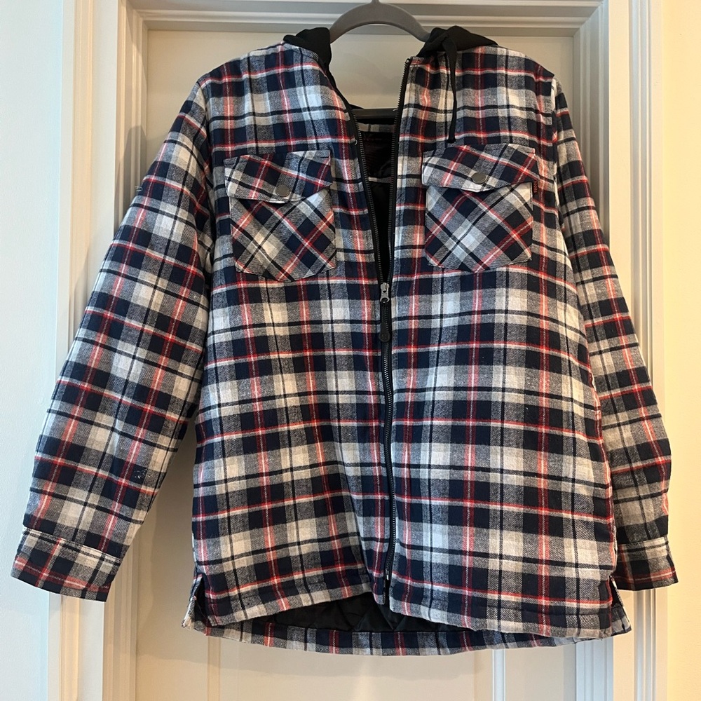 Men’s Plaid Utility Jacket